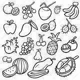 Frutas Verduras Impresas Dibujo Fruits Recursos Timetoast sketch template