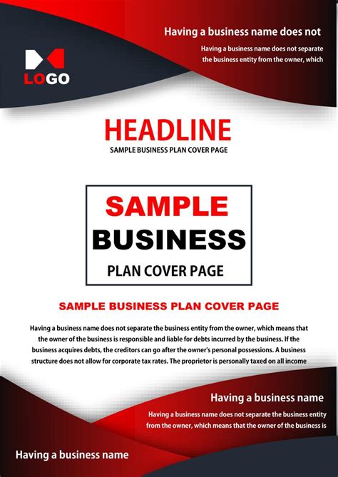 grey simple business plan cover page word template reverasite