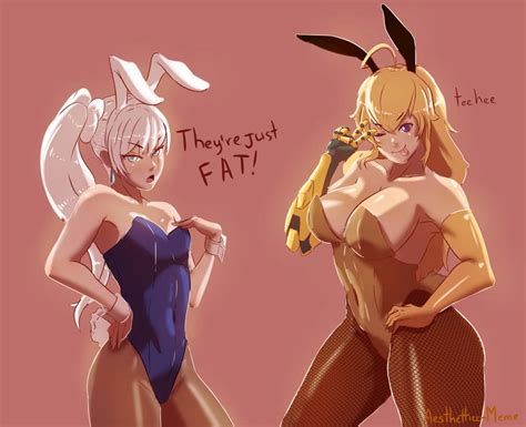 bunnygirls weiss and yang by aestheticc meme rwby hentai collection volume three luscious