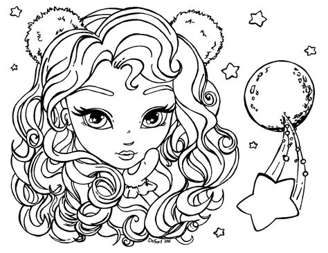 zodiac sign leo coloring pages