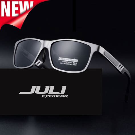 buy aluminum magnesium polarized sunglasses men brand