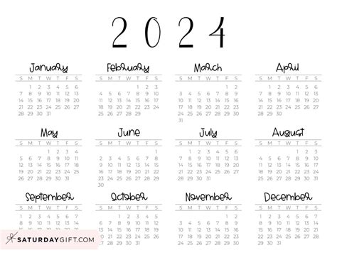 calendar printable cute   yearly calendar templates