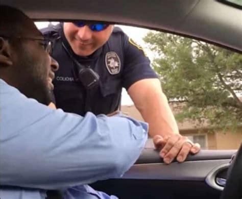 man confused about why he got pulled over wife and cop