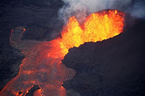 volcanic activity   rise high profile eruptions dont signal