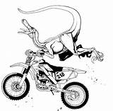 Coloring Motocross Dirt Bike Pages Printable Moto Cross Colouring Transportation Drawing Getdrawings sketch template