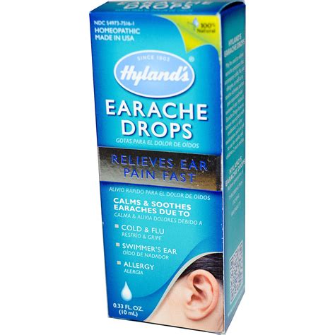 hylands earache drops  fl oz  ml iherbcom