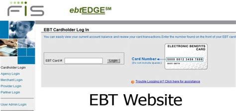 ebt website ebt card number ebt cardholder ebt login ebtedge
