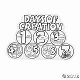 Creation Coloring Pages Printable Days Kids Story Color Numbers Sunday School Bible Preschoolers Crafts Sheets Orientaltrading Pdf Clip Displays Getdrawings sketch template