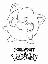 Jigglypuff Coloring Pokemon Pages Printable Kids Singing Cute sketch template