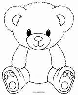 Bear Baby Cute Drawing Coloring Pages Teddy Getdrawings sketch template