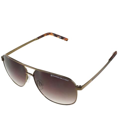 Swiss Military Brown Aviator Sunglasses Sum58 Buy