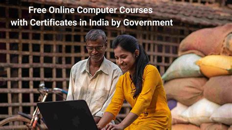 computer courses  certificates  india  government