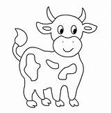 Cow Printable Coloring Pages Template Cute Cows Colorir Kids Face Print Patterns Animal Farm Drawing Butterfly Printables Animals Choose Board sketch template
