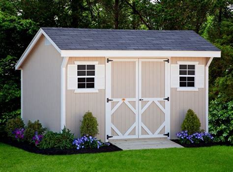 amish classic saltbox shed kit backyard storage sheds