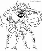 Hulk Coloring Pages Color Printable Cartoon Sheets Kids Characters Character Print Back sketch template