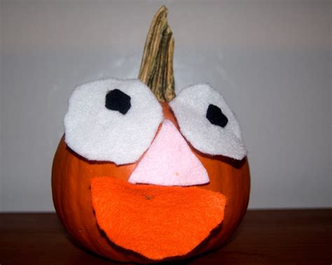 easy pumpkin face craft funforspanishteachers