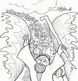 Moses Parting Israelites Exodus Jacob Passover Kleurplaten Ausmalbilder Kleurplaat Search Makinbacon Leads Bestcoloringpagesforkids sketch template