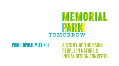 memorial park public update meeting   youtube