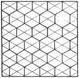 Tessellation Geometric sketch template