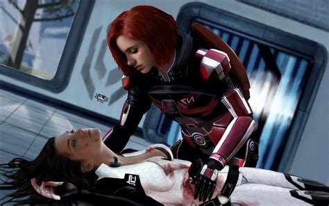 Video Games Mass Effect Commander Shepard Miranda Lawson