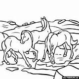 Marc Franz Horse Coloring Pages Paintings Horses Online Thecolor Grazing Famous Iv Choose Board sketch template