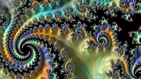 expand  mind   intricate fractals moss  fog