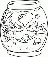 Coloring Pages Valentines Coloring4free Couple Fish Related Posts sketch template