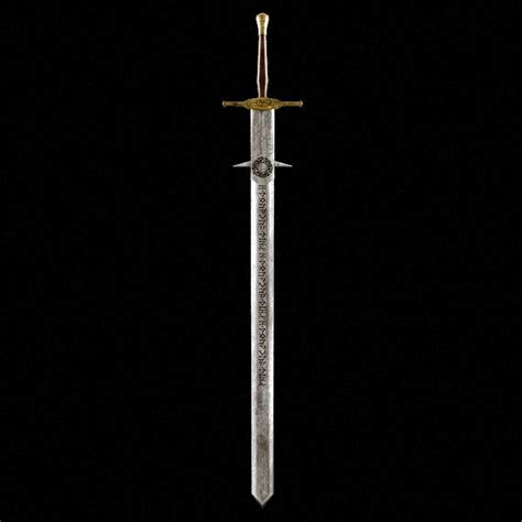 3d Model Of Greatsword Games Animations