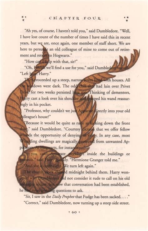 harry potter book pages  print