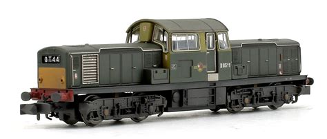 Efe Rail E84508 Class 17 D8511 Br Green Small Yellow Panels Weathered