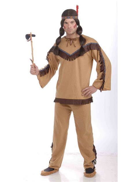 Mens Native American Brave Costume