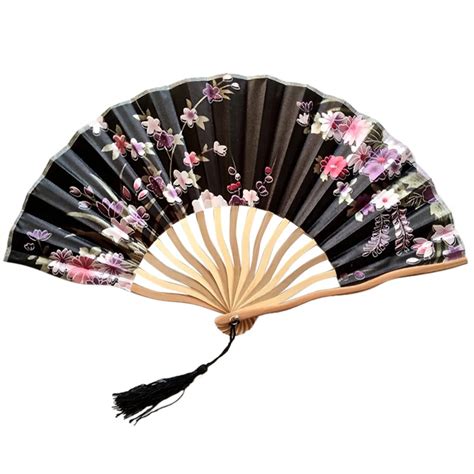 chinese style hand held fan bamboo paper folding fan party wedding decor vintage chinese fans