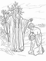 Samuel Saul Supercoloring Spares Prophet Anoints Mose Tries Kleurplaten Visit sketch template