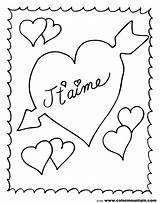 French Coloring Pages Colouring France Kids Getcolorings Designlooter Printable Valentine Activities 7kb 1800 sketch template