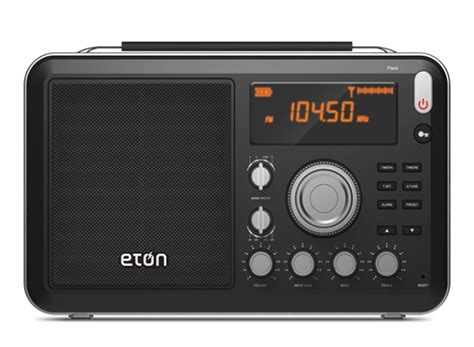 Eton Field Am Fm Shortwave Black Portable Radio Fieldbt