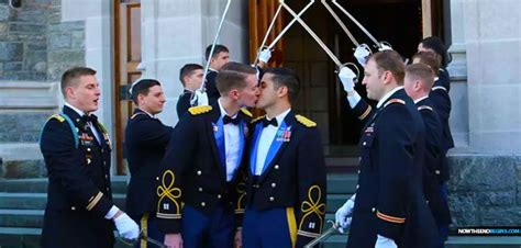 military academy west point holds same sex marriage ceremony at cadet chapel for active duty