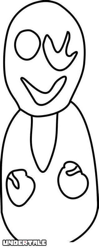 gaster  undertale coloring pages  printable coloring pages