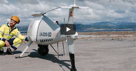 drone   worlds  logistics operation  equinor platform