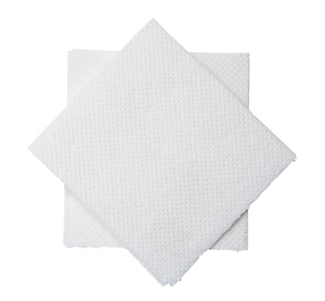 folded pieces  white tissue paper  napkin  stack prepared    toilet