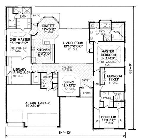 double master suite house plans top modern architects