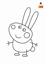 Peppa Rabbit Suzy Letsdrawkids sketch template