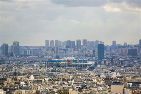 satellietbeeld op het centrum van parijs stock foto image  landgoed centraal
