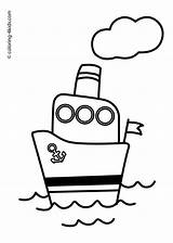 Coloring Steamboat Pages Kids Boat Sailboat Drawing Steamship Transportation Designlooter Clipartmag sketch template