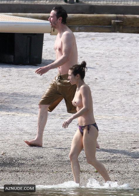 China Chow Goes Topless At The Beach While Vacationing In Cannes Aznude