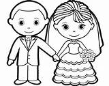 Groom Bride Coloring Pages Sheet Charming Colouring Children Ages Romantic Coloringpagesfortoddlers Color Kids Printable Wedding Choose Board sketch template