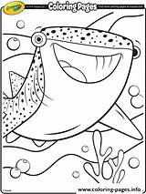 Dory Coloring Destiny Finding Crayola Pages Shark Whale Printable Book Fish Nemo Kids Adult Print Sharks Cartoon Sheets sketch template