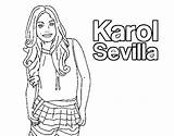 Sevilla Karol Coloring Coloringcrew sketch template