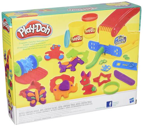 play doh fun factory deluxe set  cans  tools kids ages
