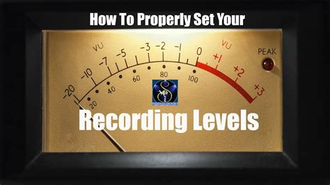 properly set  recording levels ii  mixing tutorials ii youtube