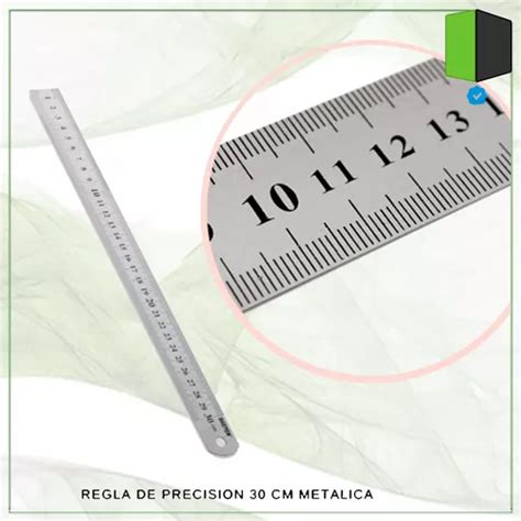 Regla Metal 30 Cm Acero Inoxidable Graduada Para Corte En Venta En